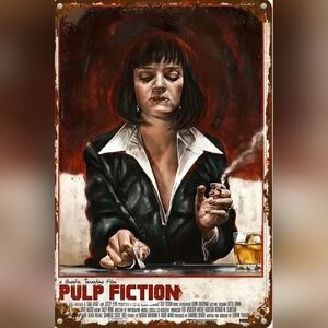 Pulp Fiction Movie Decorative Aluminum Sign
